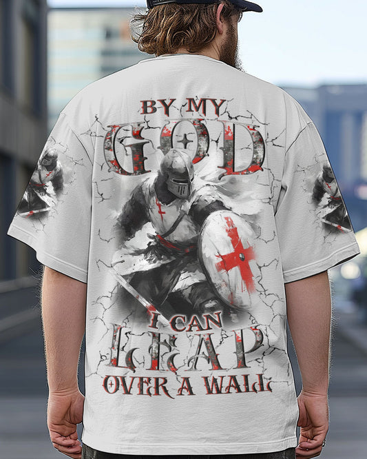 By My God I Can Leap Over A Wall Men's All Over Print Shirt - Yhln1403253