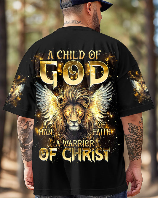 A Warrior Of Christ Lion Wings Men's All Over Print Shirt - Tlnt1004252