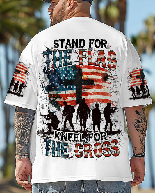 Stand For The Flag Kneel For The Cross Men's All Over Print Shirt - Yhhn2606251