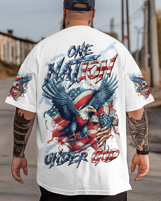 One Nation Under God Eagle Men's All Over Print Shirt  - Tltr2905252
