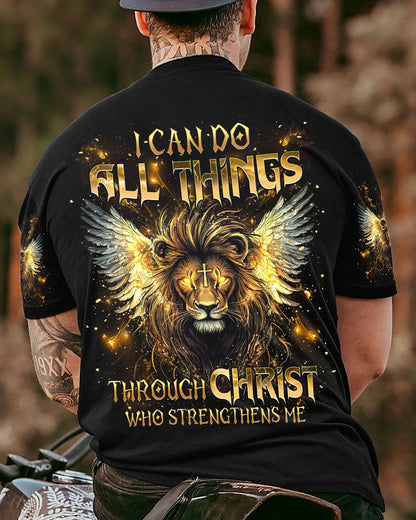 I Can Do All Things Lion Wings Men's All Over Print Shirt  - Tlnt2603252