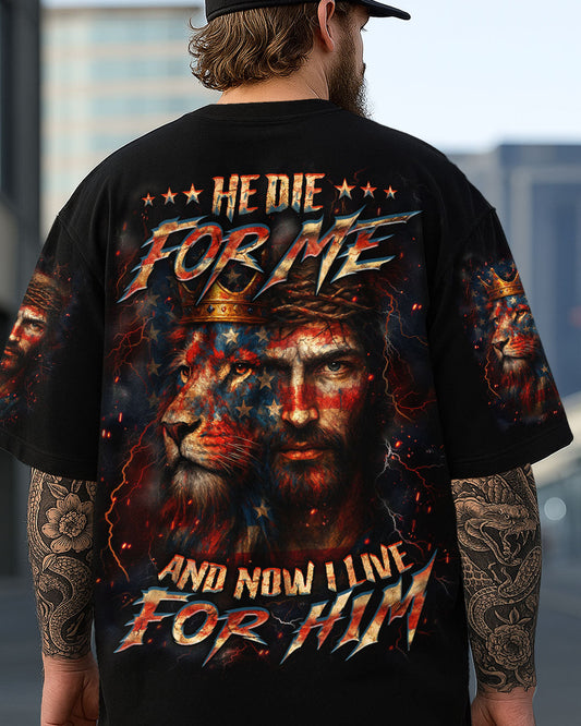 He Died For Me Men's All Over Print Shirt - Yhhn2006253