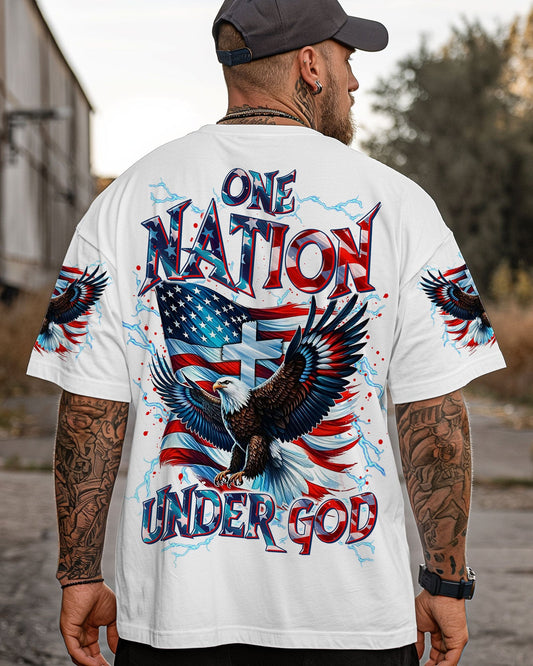 One Nation Under God Eagle Men's All Over Print Shirt  - Tltr3005252