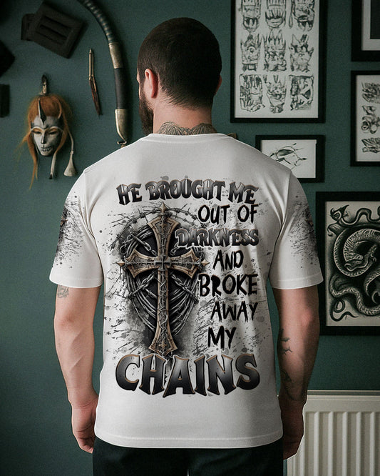 He Brought Me Out Of Darkness Men's All Over Print Shirt   - Tlnt2604252