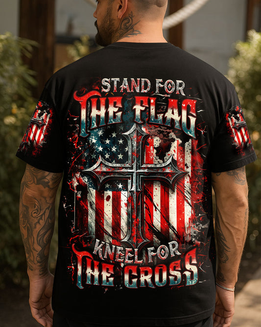 Stand For The Flag Kneel For The Cross Men's All Over Print Shirt - Yhhn1906254