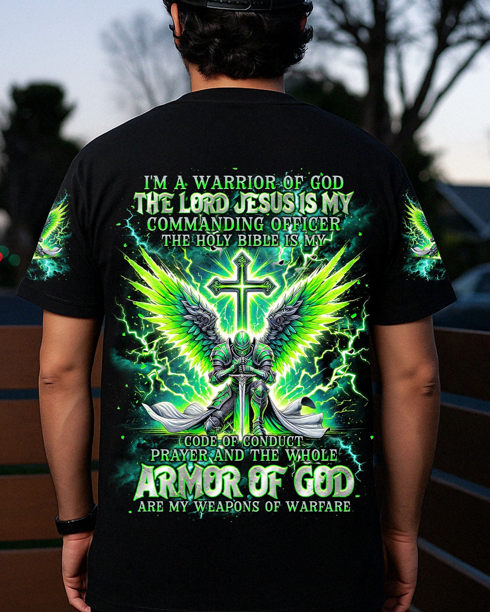 I'm A Warrior Of God Men's All Over Print Shirt  - Tlnt1205251