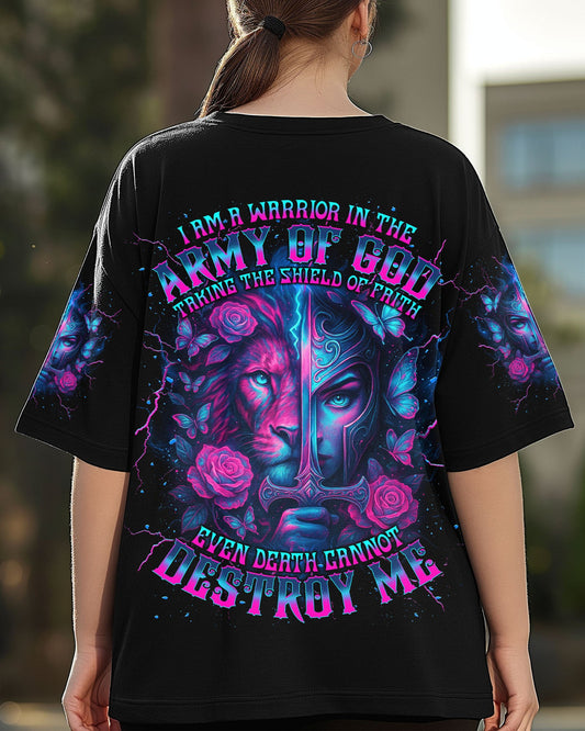 I Am A Warrior In The Army Of God Women's All Over Print Shirt - Tlnt1806252