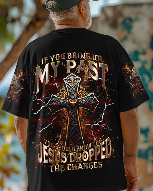 Jesus Dropped The Charges Men's All Over Print Shirt - Tlnt0406252