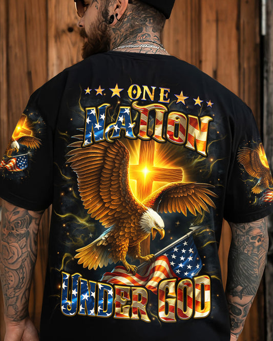 One Nation Under God Warrior Men's All Over Print Shirt - Yhhn1106252
