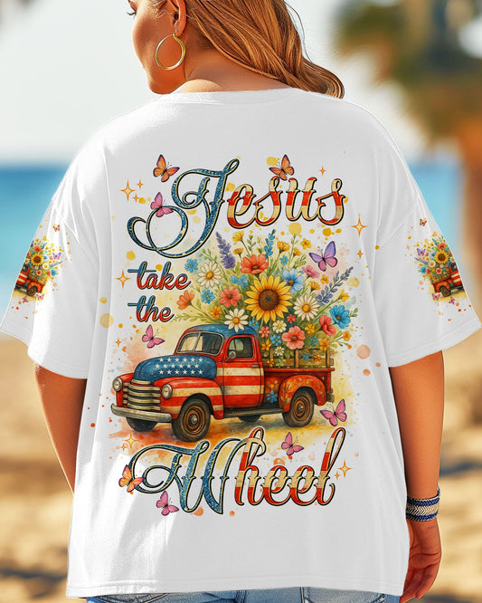 Jesus Take The Wheel Women's All Over Print Shirt  - Tlnt0905252