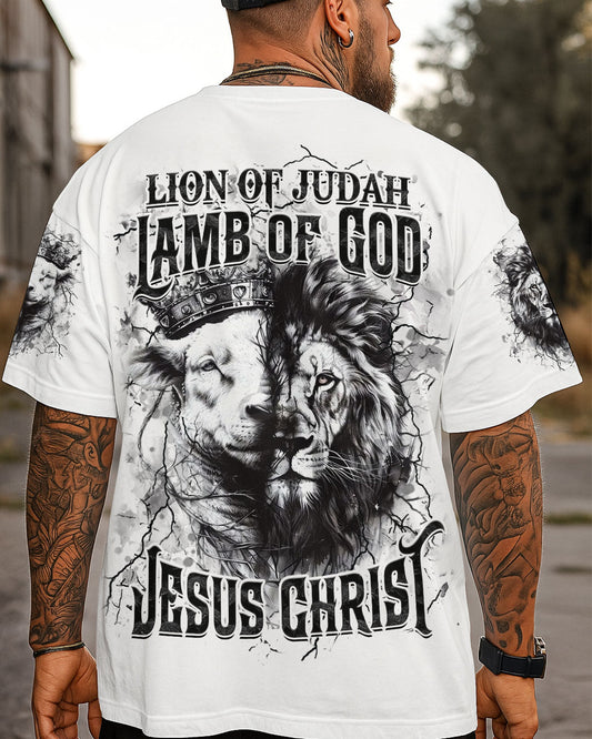 Lion Of Judah Lamb Of God Jesus Christ Men's All Over Print Shirt - Yhhn1606252
