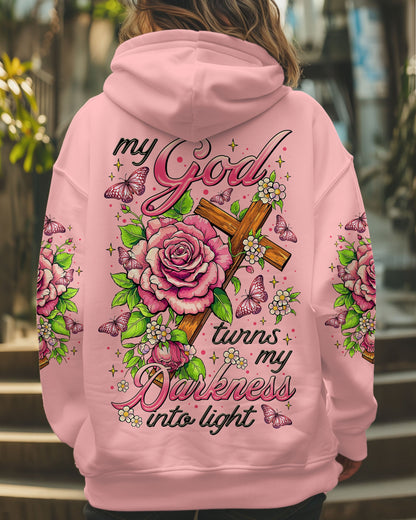 My God Turns My Darkness Into Light Women's All Over Print Shirt - Tltr0906252