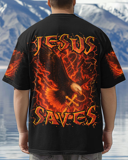 Jesus Saves Men's All Over Print Shirt - Yhln0906254