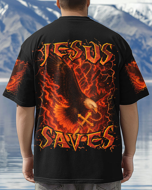 Jesus Saves Men's All Over Print Shirt - Yhln0906254