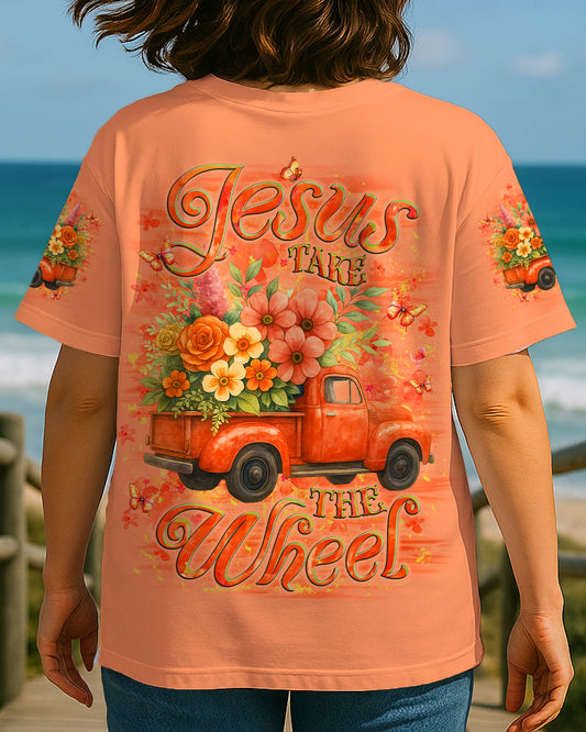 Jesus Take The Wheel Women's All Over Print Shirt - Yhlt1906251