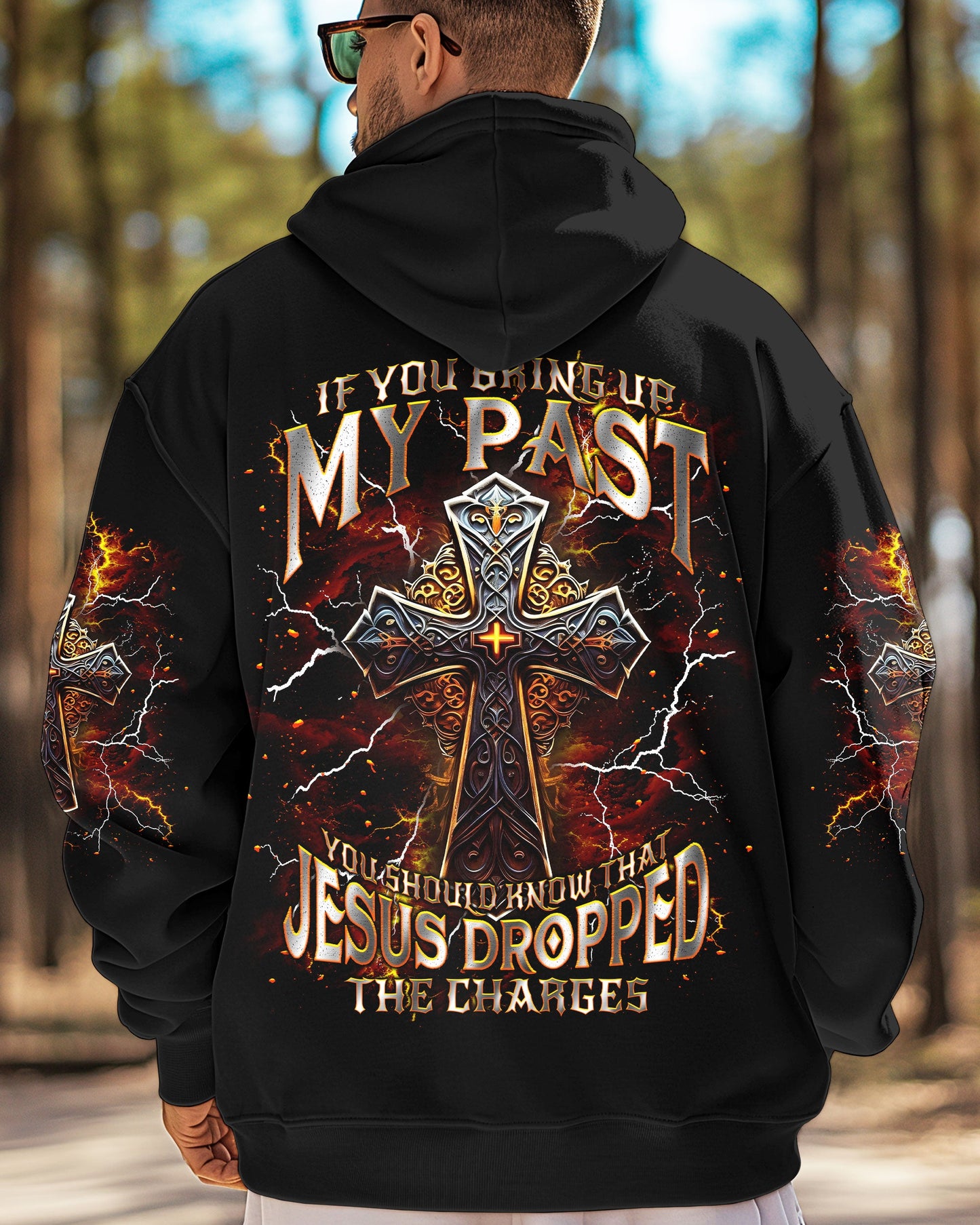 Jesus Dropped The Charges Men's All Over Print Shirt - Tlnt0406252