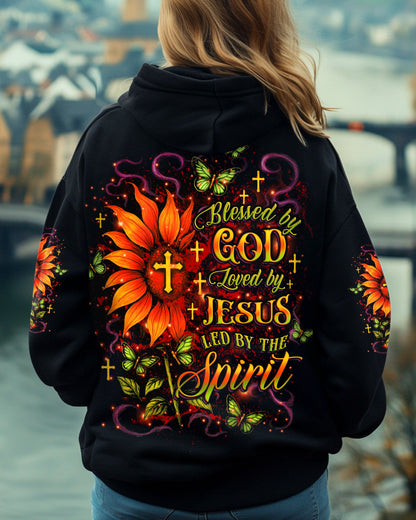 Blessed By God Loved By Jesus Led By The Spirit Women's All Over Print Shirt - Yhlt0605253