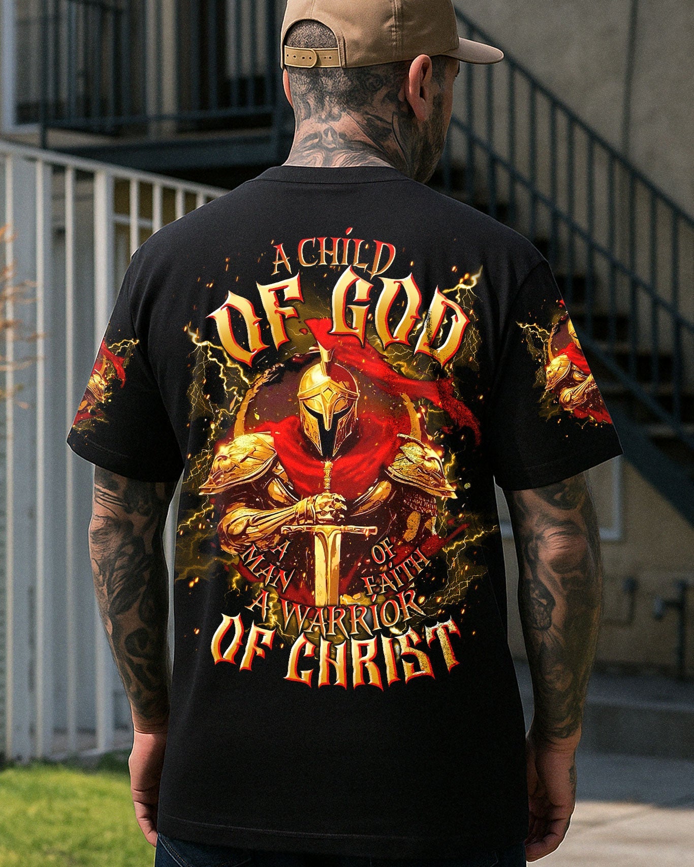 A Warrior Of Christ Men's All Over Print Shirt   - Tltr2904253