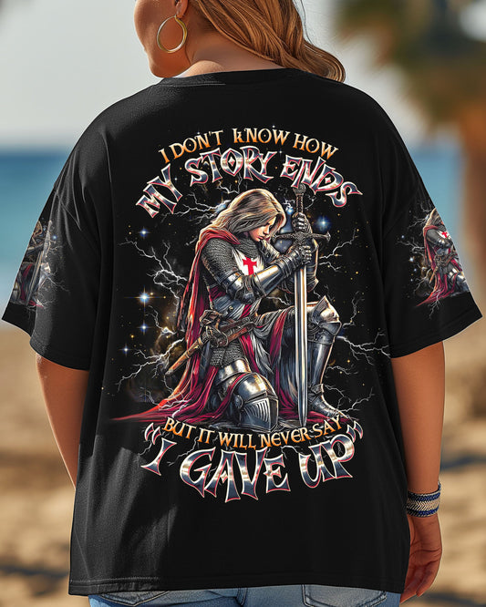 I Don't Know How My Story Ends Warrior Women's All Over Print Shirt   - Tltw1605253
