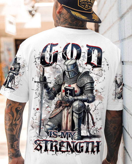 God Is My Strength Warrior Men's All Over Print Shirt - Yhhn1803253