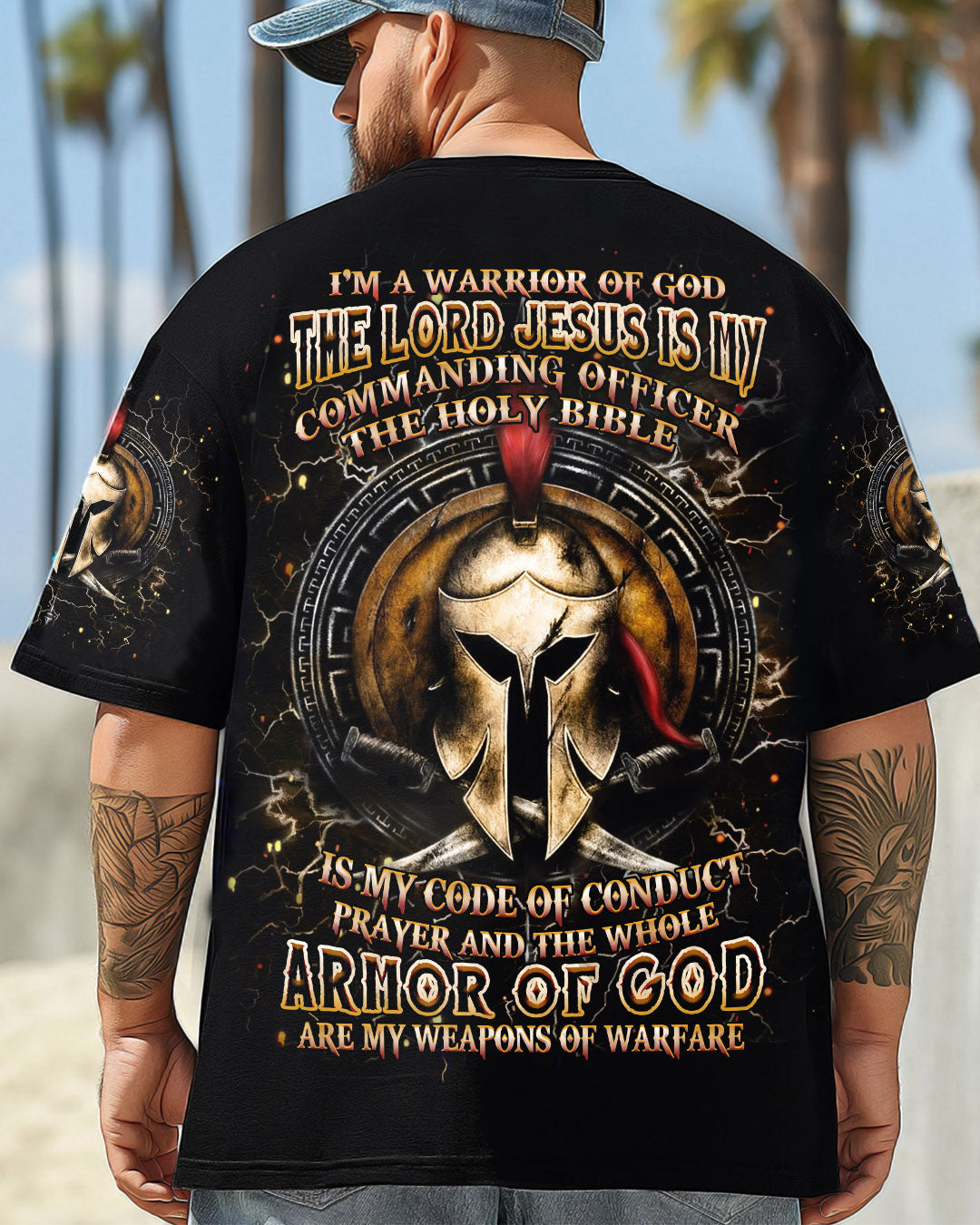 I'm A Warrior Of God Men's All Over Print Shirt - Yhhn0204253