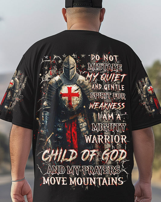 I Am Mighty Warrior Child of God Men's All Over Print Shirt - Yhhn1804253