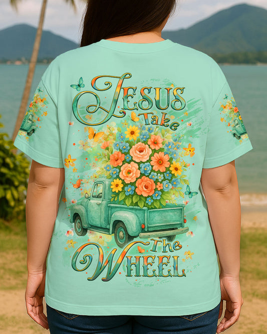 Jesus Take The Wheel Women's All Over Print Shirt - Yhlt1205254