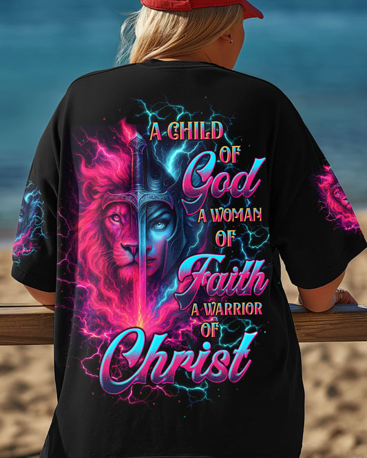 A Child Of God A Woman Of Faith Women's All Over Print Shirt -  Tltw2306253