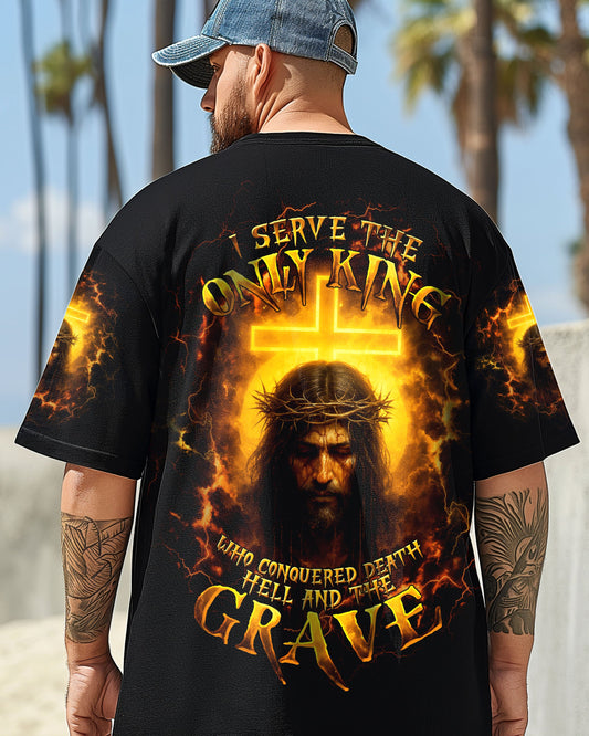 I Serve The Only King Men's All Over Print Shirt - Tltw2506253