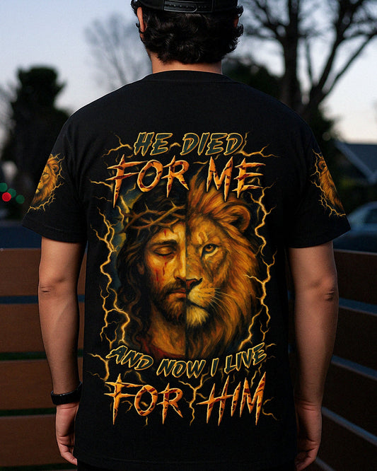 He Died For Me Men's All Over Print Shirt - Yhln2504252