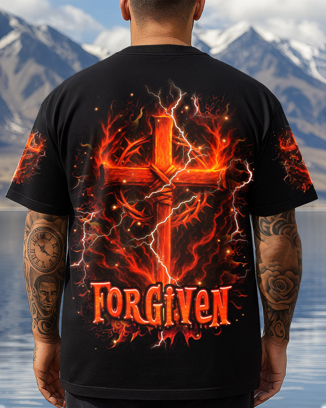 Forgiven Men's All Over Print Shirt - Yhhn026354