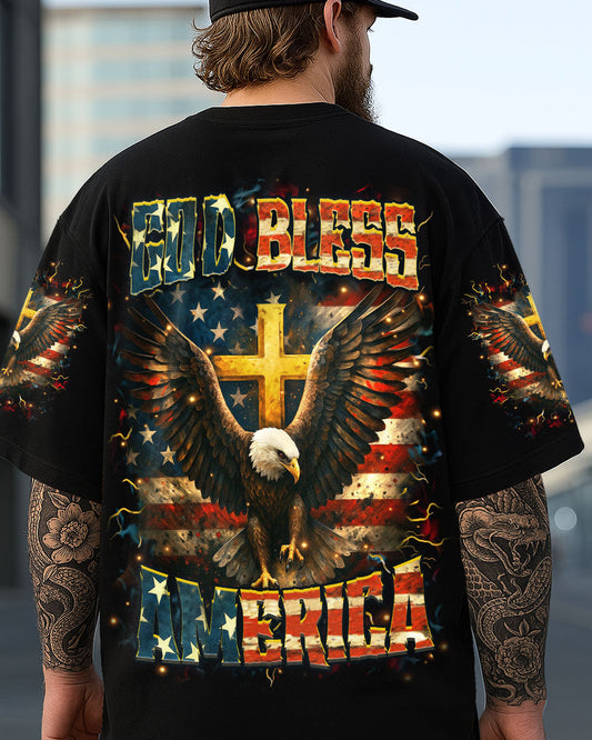 God Bless America Men's All Over Print Shirt - Yhhn2205252