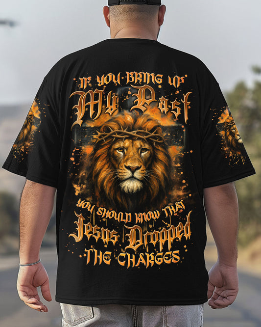 Jesus Dropped The Charges Lion Men's All Over Print Shirt - Yhln1405253