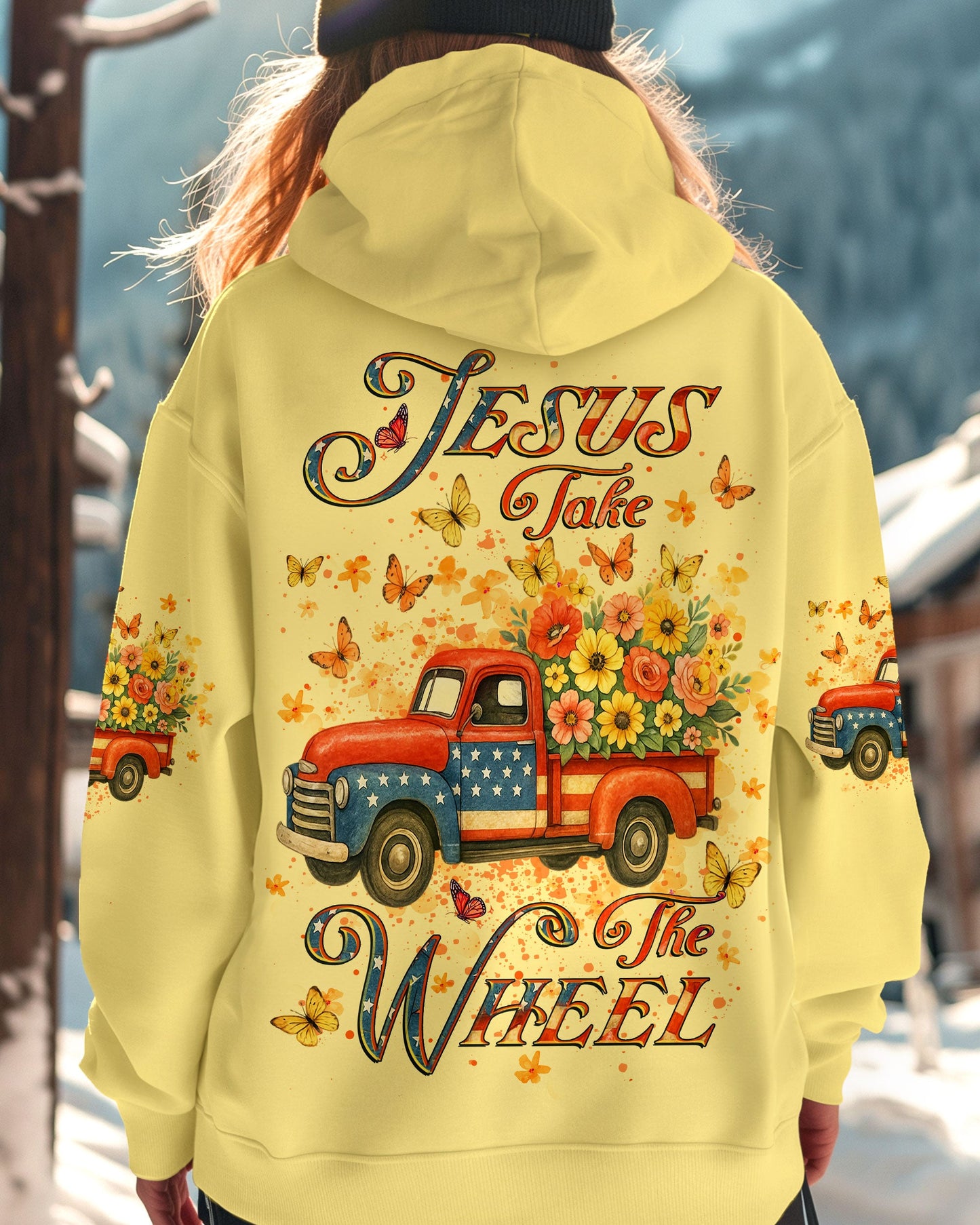 Jesus Take The Wheel Women's All Over Print Shirt - Yhlt1206254