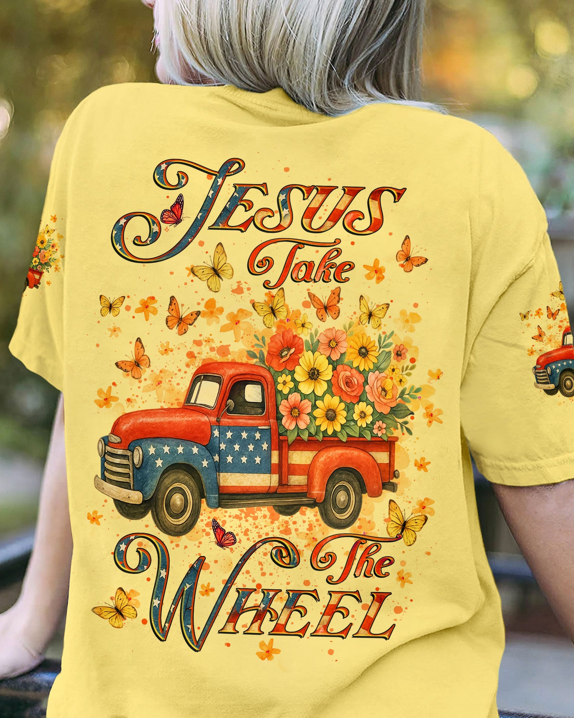 Jesus Take The Wheel Women's All Over Print Shirt - Yhlt1206254