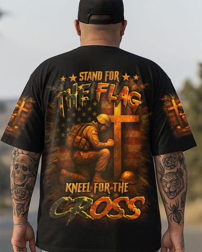 Stand For The Flag Kneel For The Cross Men's All Over Print Shirt - Yhhn0506254