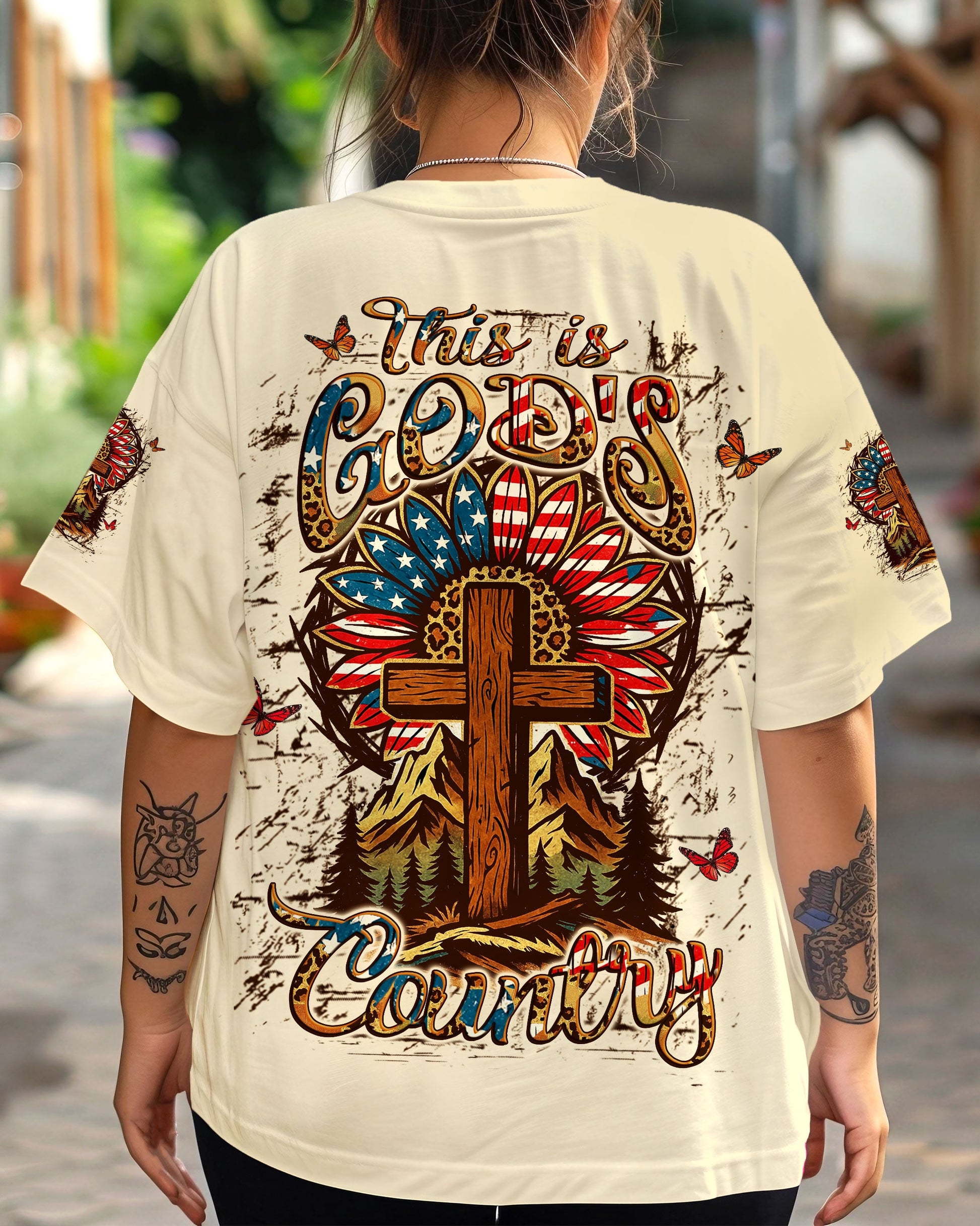 This Is God's Country Women's All Over Print Shirt - Yhlt1606252