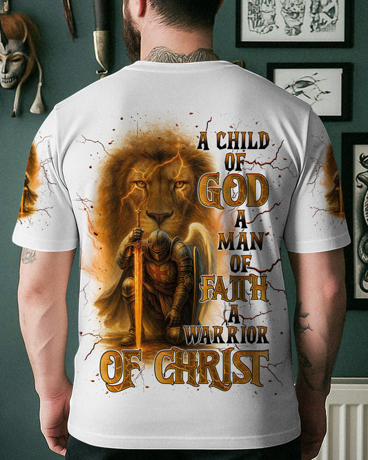 A Warrior Of Christ Warrior Lion Men's All Over Print Shirt - Tlnt2305252
