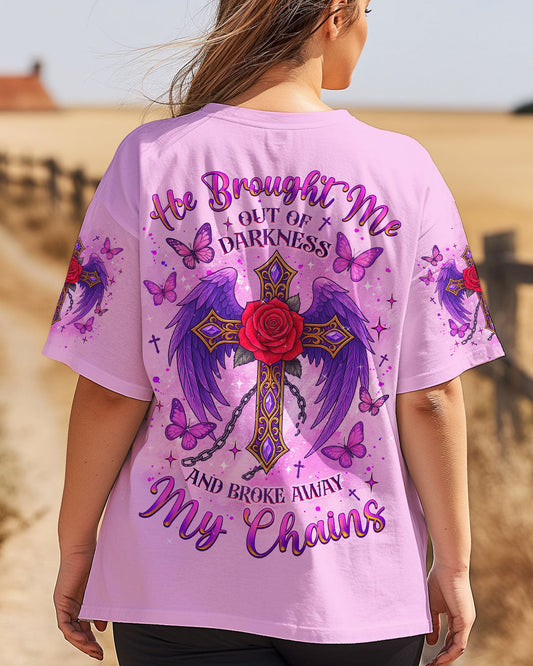 He Brought Me Out Of Darkness Women's All Over Print Shirt - Tlnz0705251