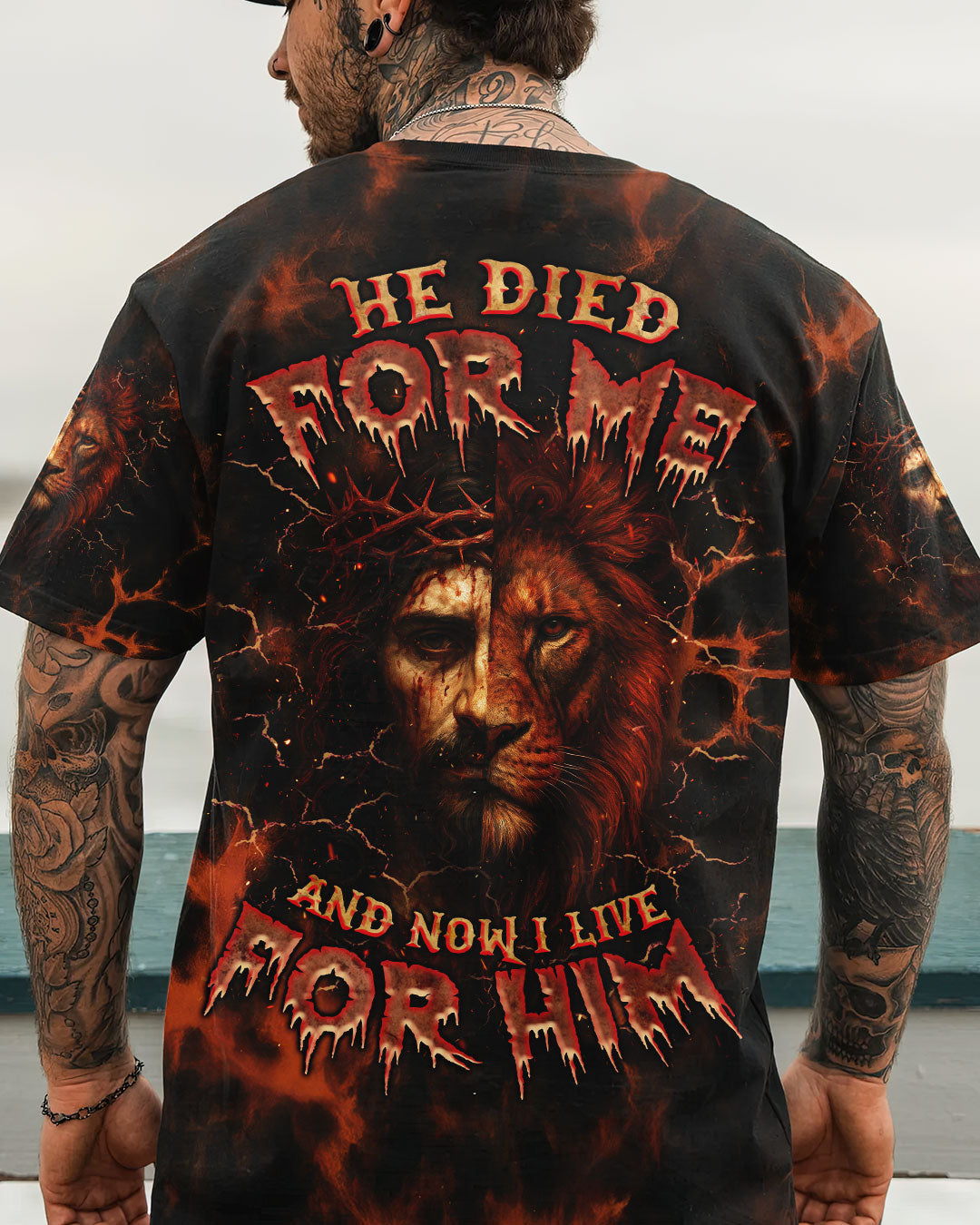 He Died For Me Men's All Over Print Shirt  - Tlnz1605254