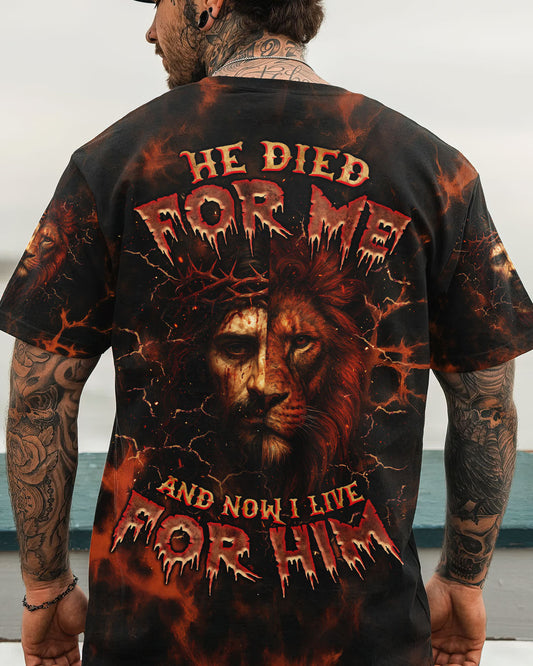 He Died For Me Men's All Over Print Shirt  - Tlnz1605254