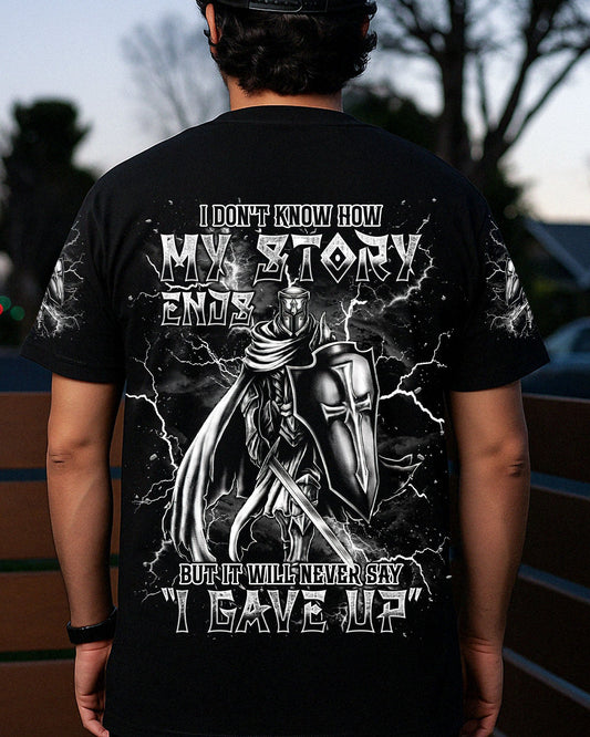 I Don't Know How My Story Ends Warrior Men's All Over Print Shirt  - Tlnt1505252