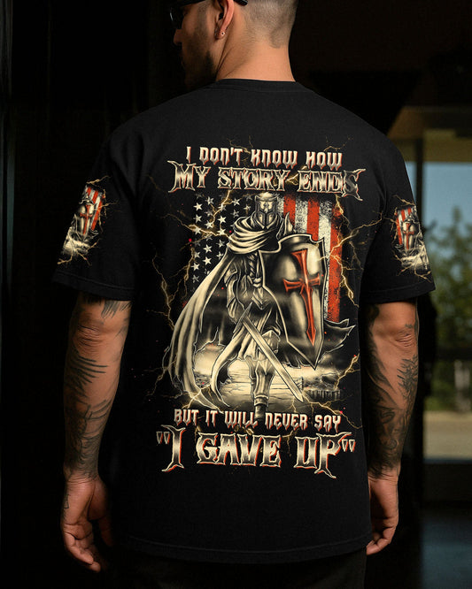 I Don't Know How My Story Ends Warrior Men's All Over Print Shirt   - Tltw1405254