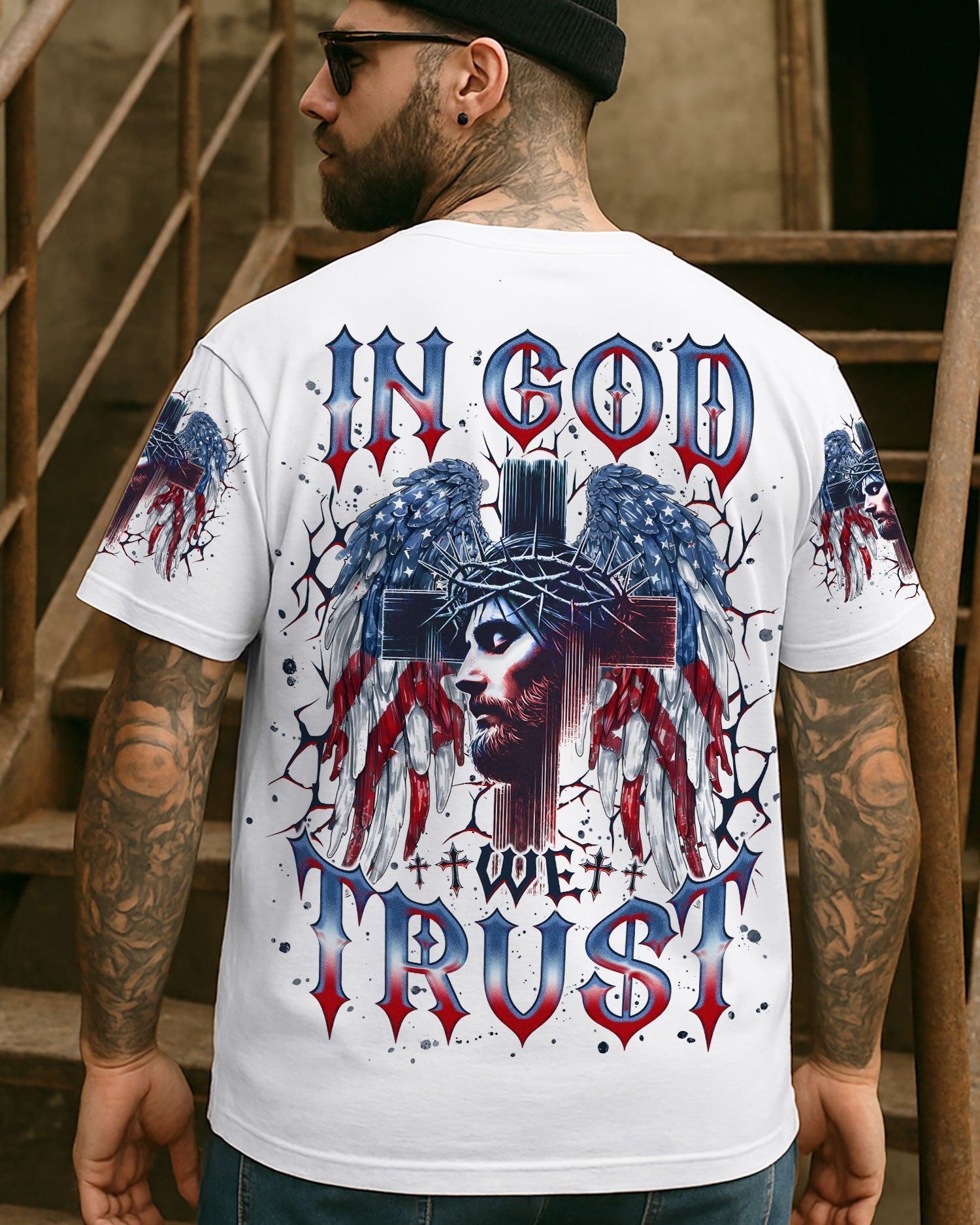 In God We Trust Men's All Over Print Shirt  - Tlno2305252