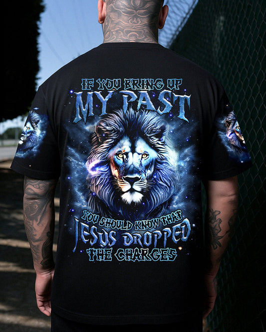 Jesus Dropped The Charges Lion Men's All Over Print Shirt  - Tlnz0306252
