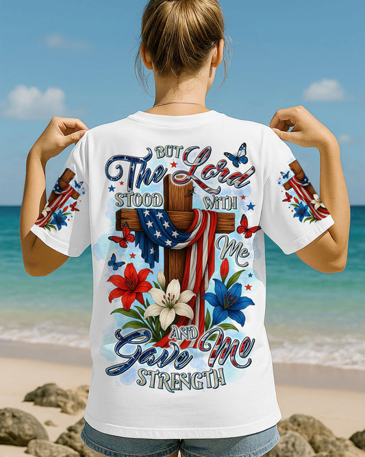 Lord Stood With Me Lilies Women's All Over Print Shirt - Tltr2305251