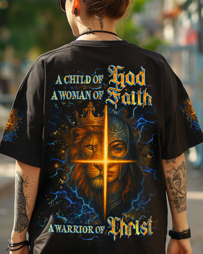 A Child Of God A Woman Of Faith Women's All Over Print Shirt - Yhlt0505251