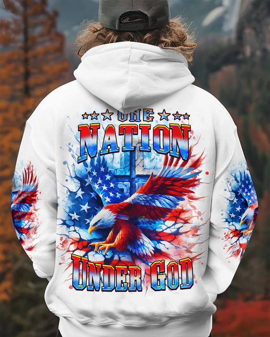 One Nation Under God Warrior Men's All Over Print Shirt - Yhhn1206253