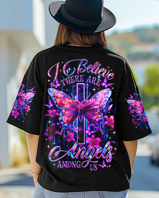 I Believe There Are Angels Among Us Women's All Over Print Shirt - Tltr1806252