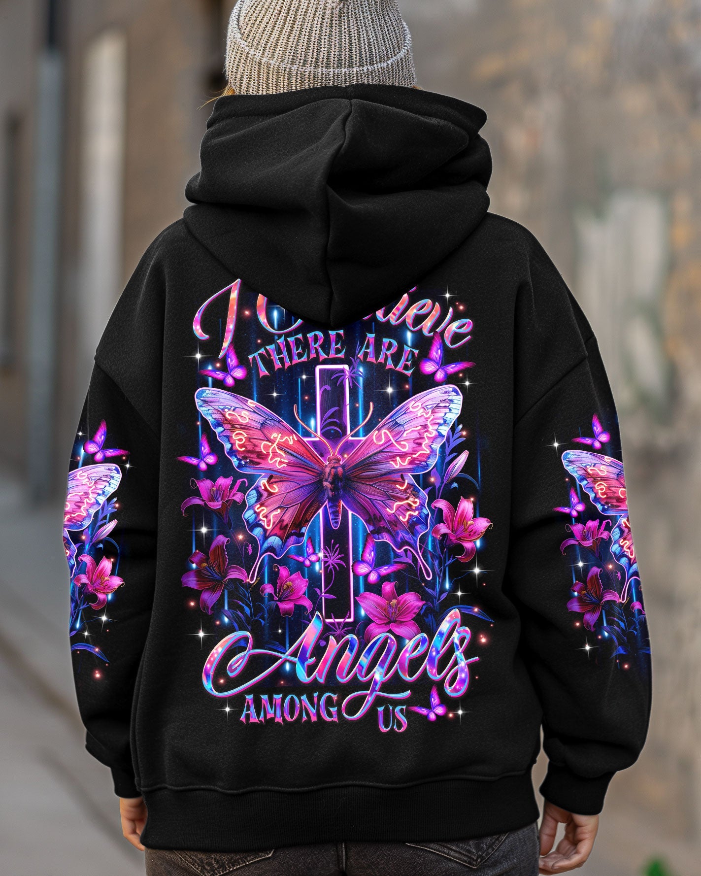 I Believe There Are Angels Among Us Women's All Over Print Shirt - Tltr1806252